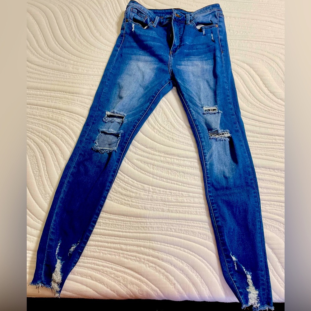 Simple Society Distressed Skinny Jeans